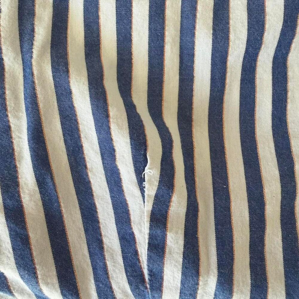 Tommy Hilfiger blue and white striped button-up shirt Size M - Picture 5 of 5